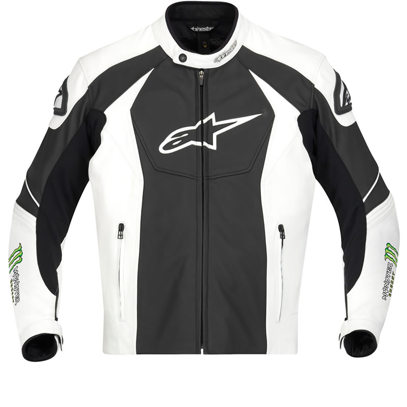 ALPINESTARS GPM LEATHER OFFICIAL MONSTER ENERGY MOTORCYCLE SPORTS BIKE
